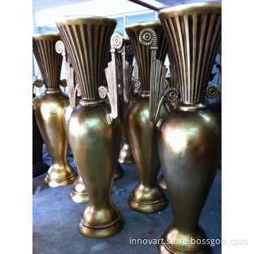 modern resin vase art hotel decoration